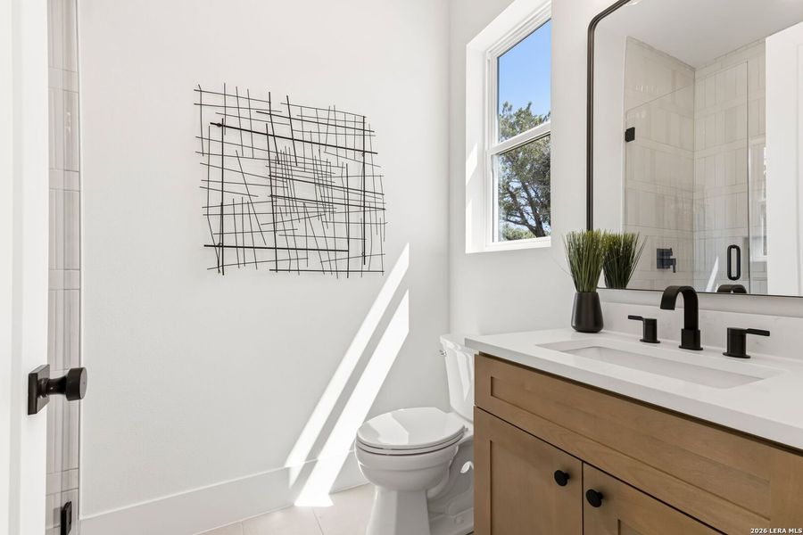 Furnished interior view inside a new home in , Boerne (Image 11).