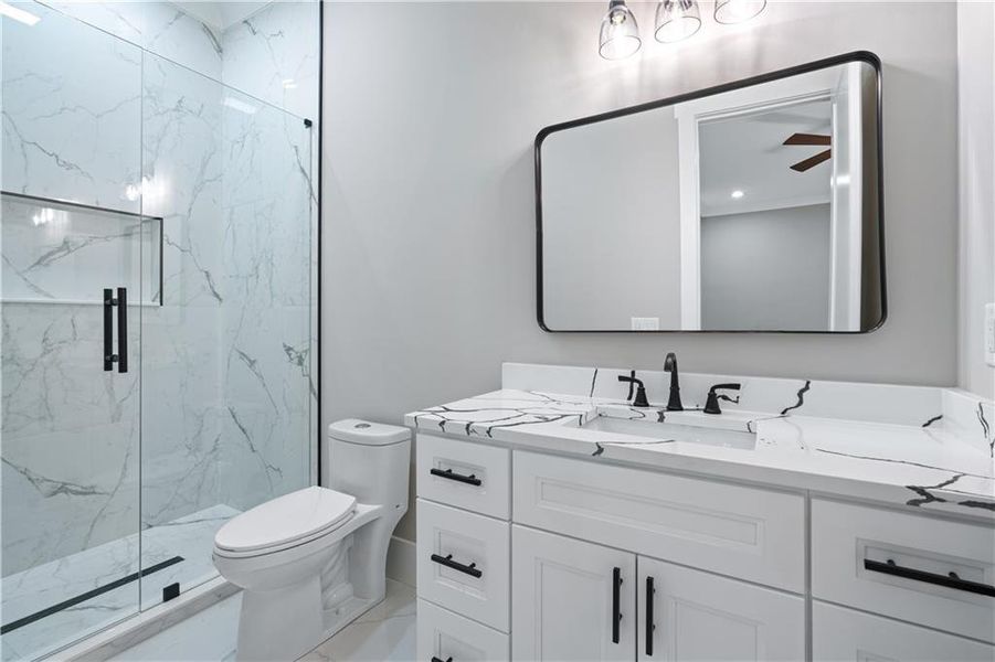 Furnished interior view inside a new home in , Buford (Image 10).