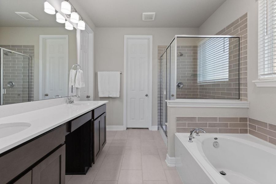 Another view of the primary bathroom.