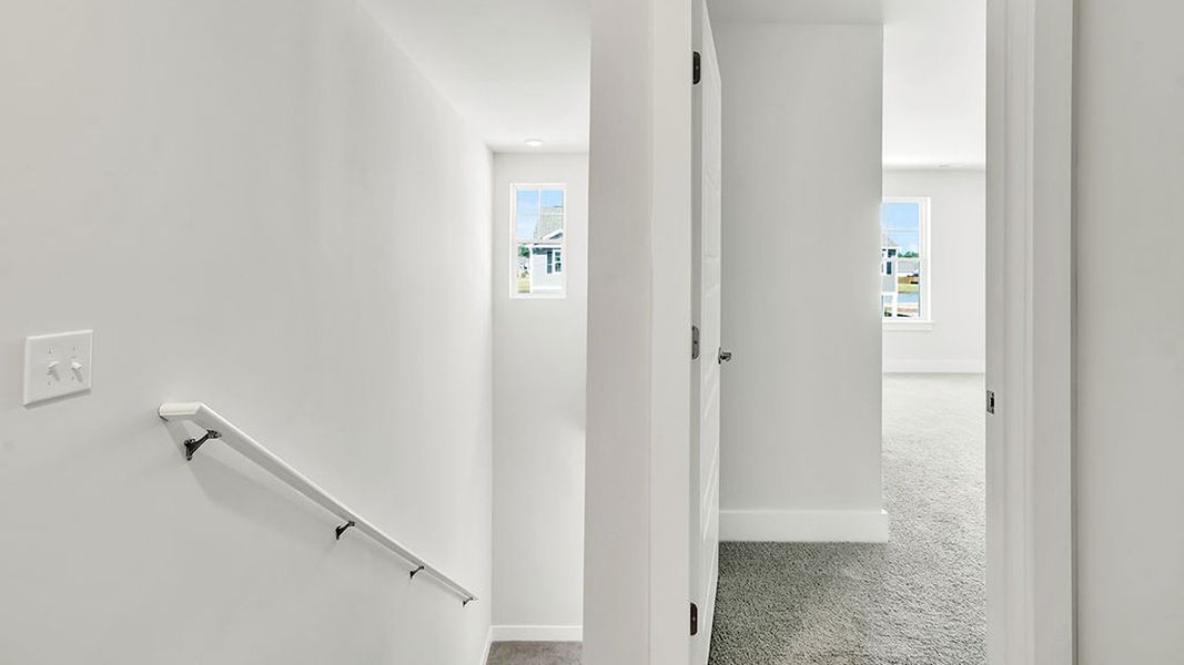 Spacious, unfurnished interior of a new home in The Landing at Sidbury Station, Castle Hayne (Image 21). Spacious, unfurnished interior of a new home in The Landing at Sidbury Station, Castle Hayne (Image 21).