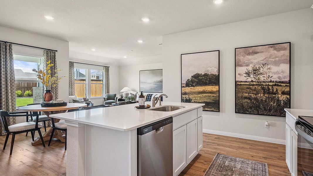 Furnished interior view inside a new home in Thunder Rock, Marble Falls (Image 9).
