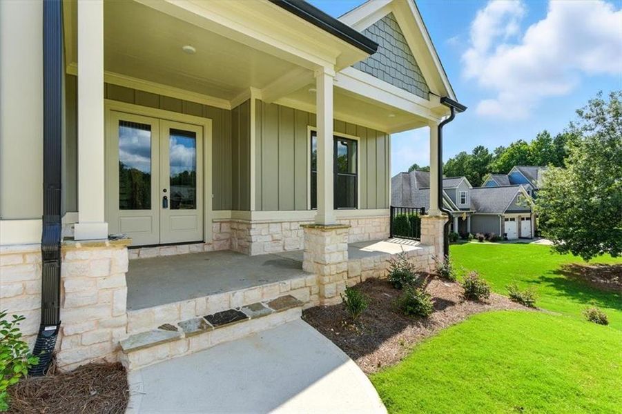 Front exterior of a new home in , Rome, GA, highlighting curb appeal (Image 26). Front exterior of a new home in , Rome, GA, highlighting curb appeal (Image 26).