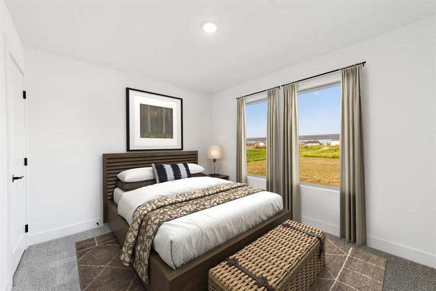 Furnished interior view inside a new home in Heritage Ranch, Sherman (Image 6). Furnished interior view inside a new home in Heritage Ranch, Sherman (Image 6).