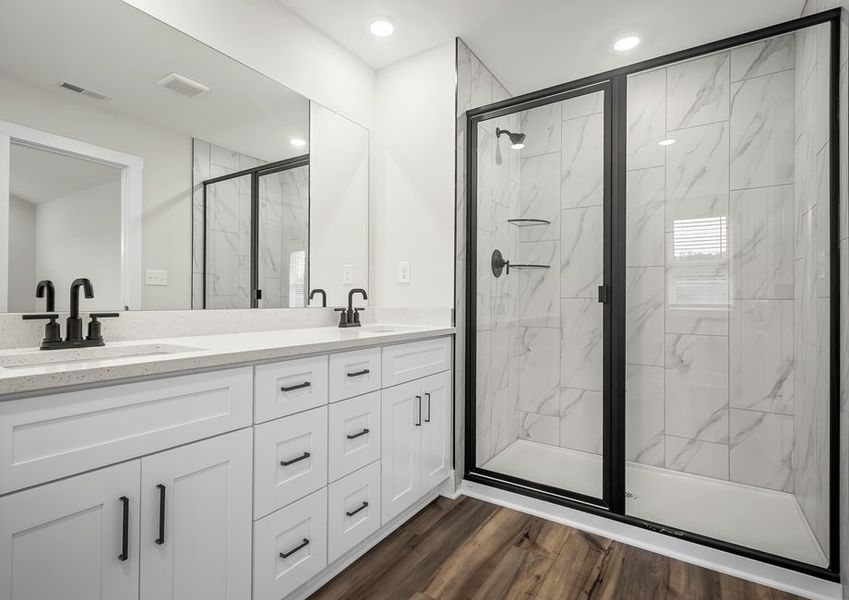 Representative furnished interior of a home built from the Sullivan by LGI Homes in Crystal Creek, Spring Hill (Image 5).