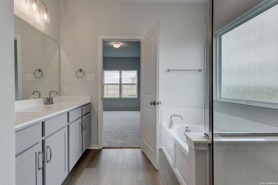 Furnished interior view inside a new home in Cordova Trails, Seguin (Image 7).