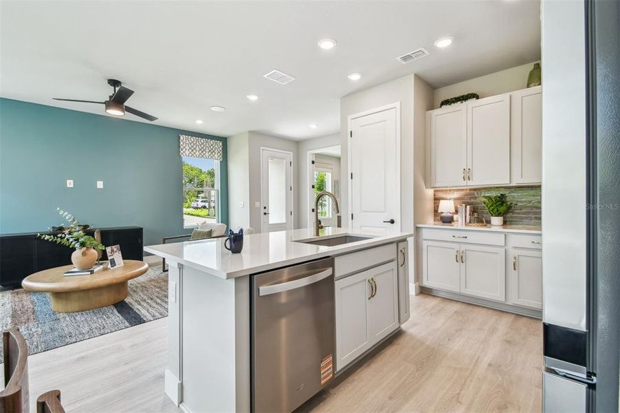 Furnished interior view inside a new home in North River Ranch – Townhomes, Parrish (Image 8).