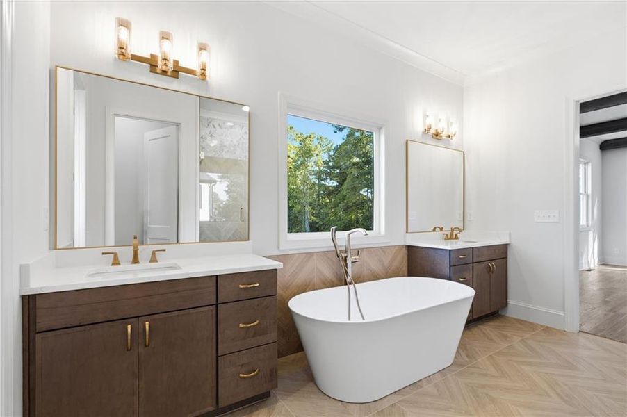 Furnished interior view inside a new home in , Marietta (Image 15). Furnished interior view inside a new home in , Marietta (Image 15).
