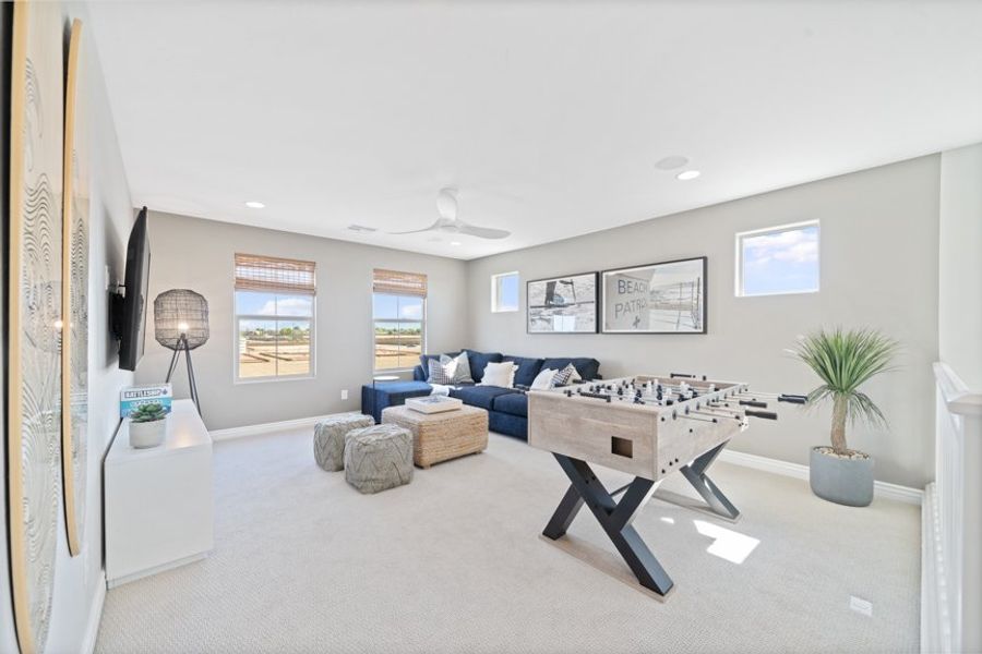 Furnished interior view inside a new home in Combs Ranch, San Tan Valley (Image 20).