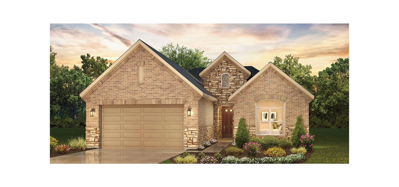 Representative exterior photo of a completed home built from the Montecito by Robson Resort Communities in Robson Ranch Texas, Denton, TX (Image 4).