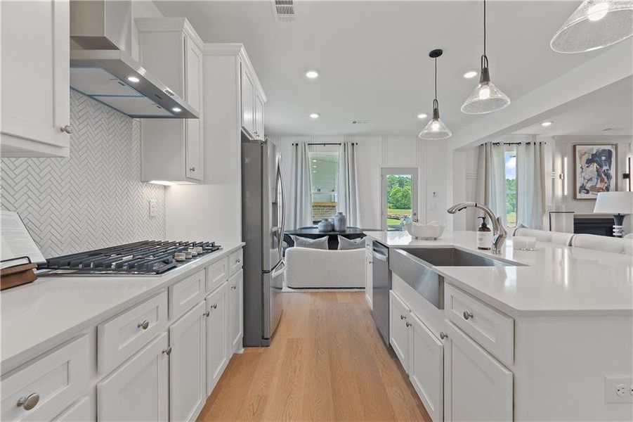 Furnished interior view inside a new home in Westwind Estates, Hampton (Image 32).