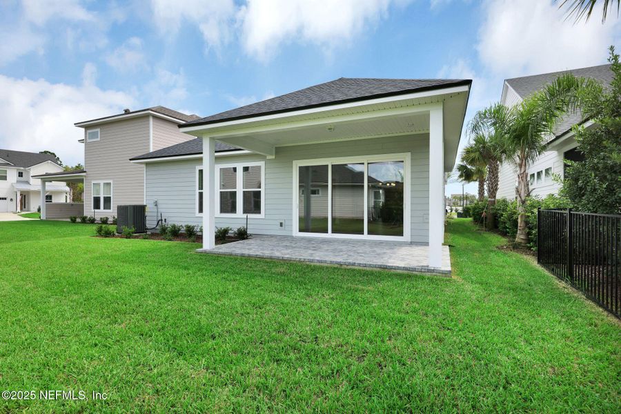 Exterior details and patio area of a home in Seabrook Village at Seabrook, Ponte Vedra (Image 33).