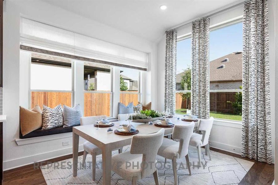 Furnished interior view inside a new home in Tavolo Park, Fort Worth (Image 29).