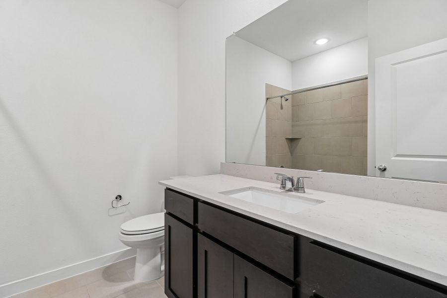 Furnished interior view inside a new home in Parkton Square, Kyle (Image 10).
