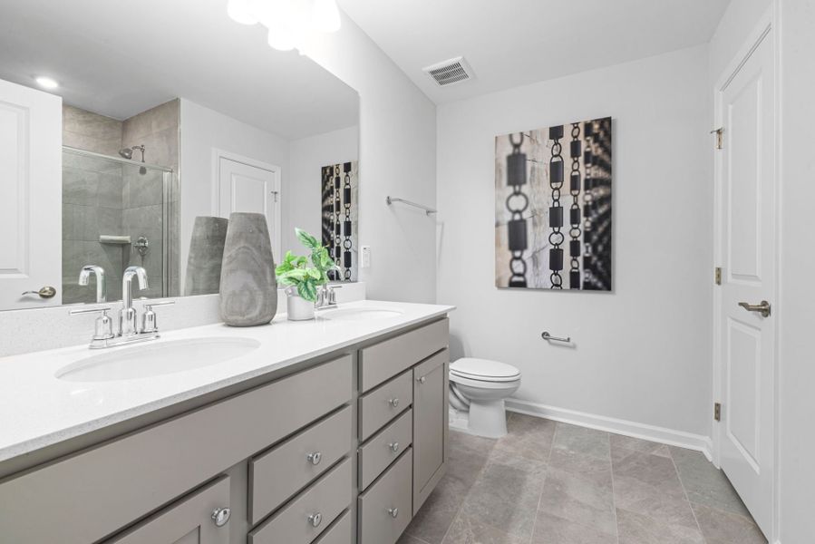 Furnished interior view inside a new home in Cambria, Garner (Image 3).