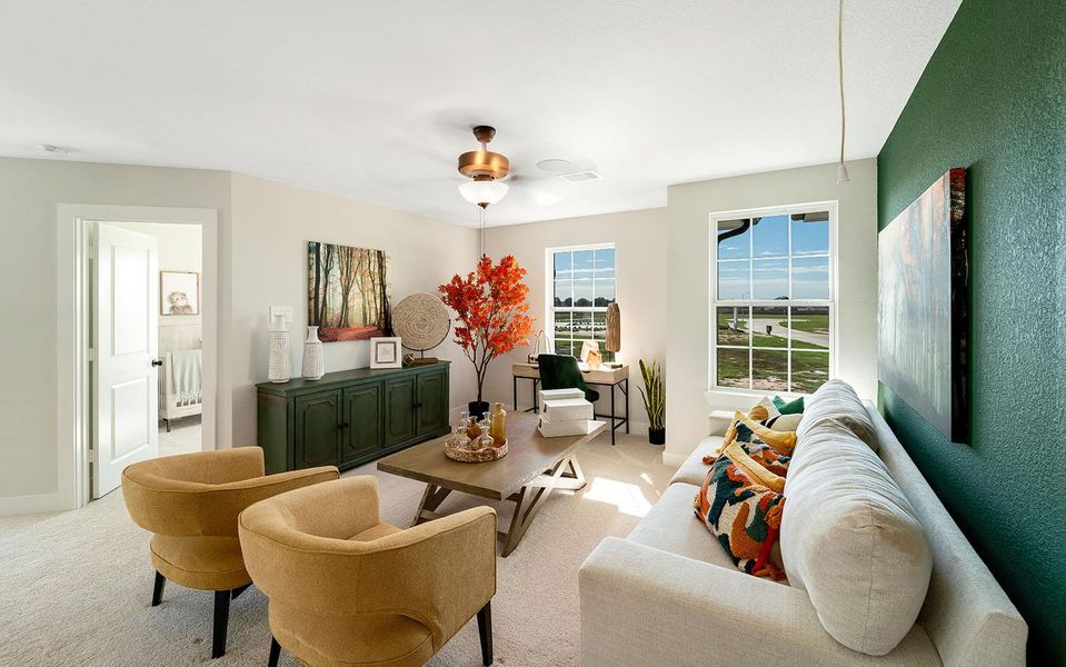 Furnished interior view inside a new home in Grande Estates, Bertram (Image 19).