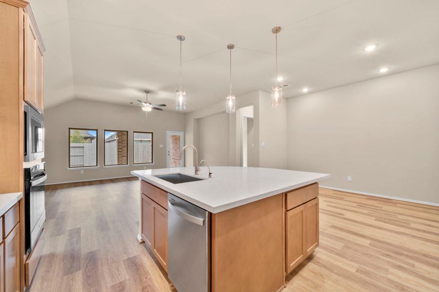 Furnished interior view inside a new home in Pomona 50' & 55', Manvel (Image 12).