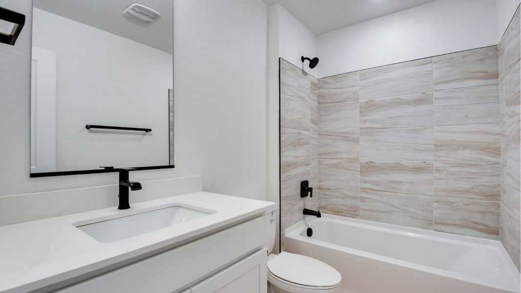 Furnished interior view inside a new home in Horizon Uptown, Aurora (Image 12).