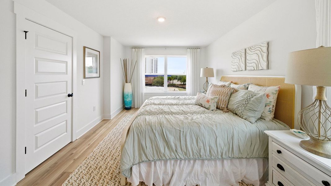 Furnished interior view inside a new home in Palm Street Townhomes, Destin (Image 16). Furnished interior view inside a new home in Palm Street Townhomes, Destin (Image 16).
