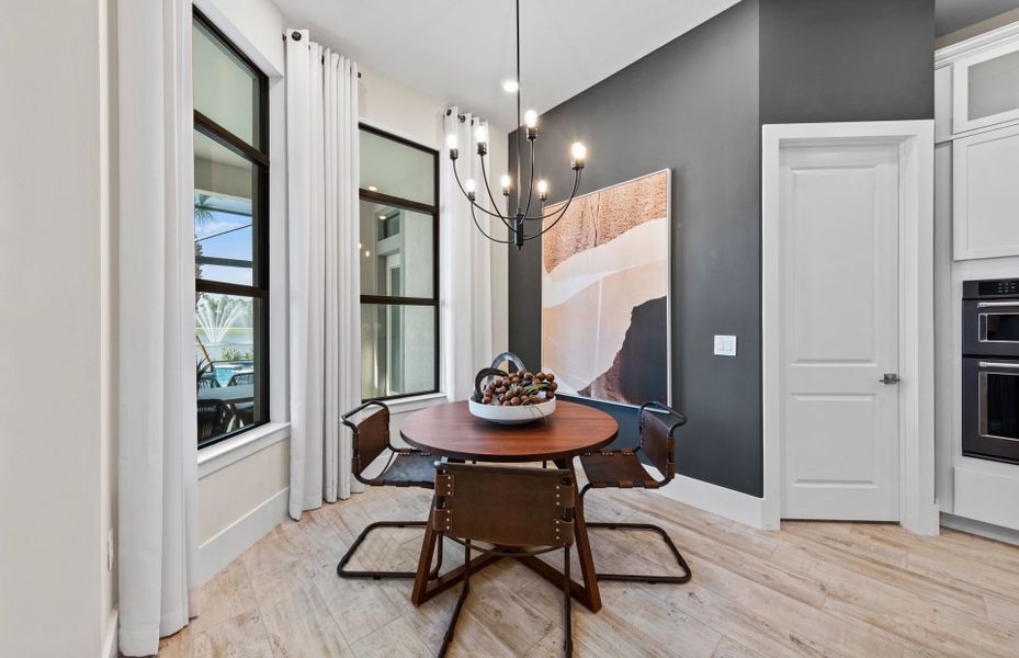 Furnished interior view inside a new home in TerraWalk at Babcock Ranch, Alva (Image 17).