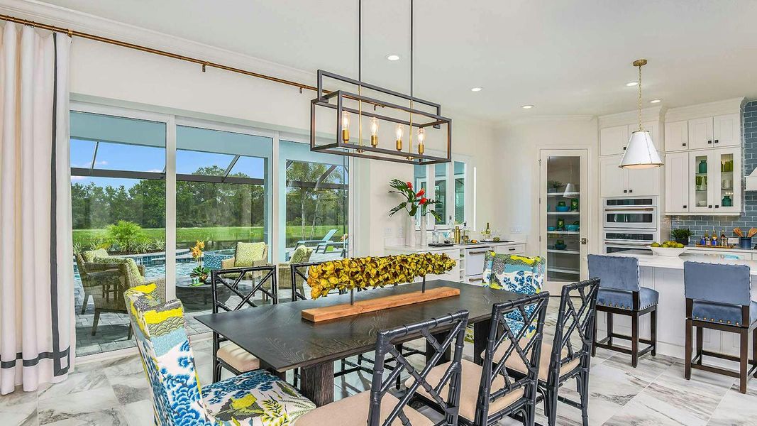 Furnished interior view inside a new home in Grand Park Real Estate and Homes for Sale in Sarasota, FL - Neal Communities, Sarasota (Image 10).