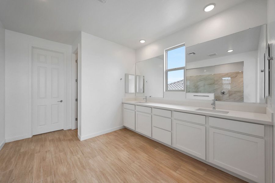 Furnished interior view inside a new home in Landmarke, San Tan Valley (Image 8). Furnished interior view inside a new home in Landmarke, San Tan Valley (Image 8).