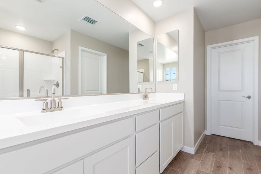 Furnished interior view inside a new home in Solvida at Estrella, Goodyear (Image 11).