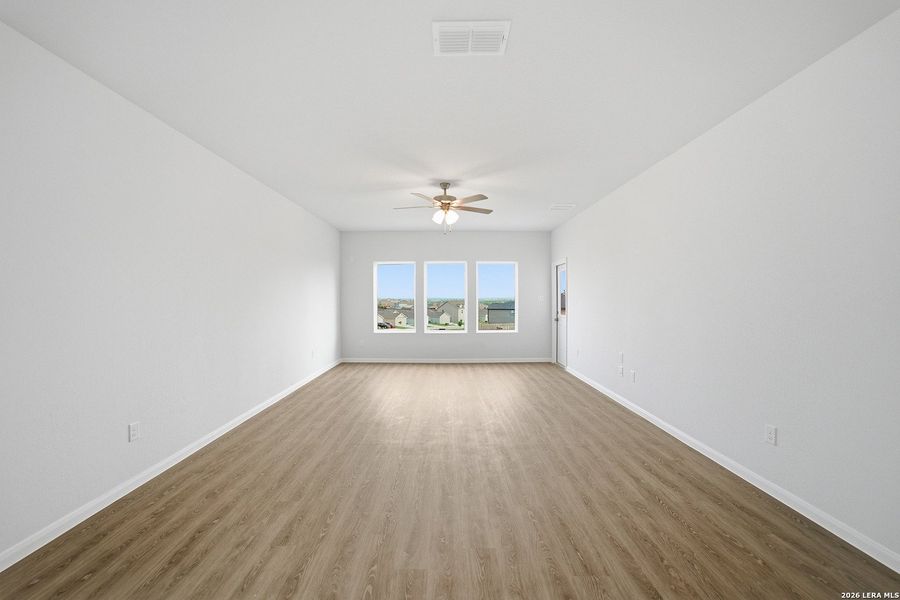 Spacious, unfurnished interior of a new home in Willow View, Converse (Image 21). Spacious, unfurnished interior of a new home in Willow View, Converse (Image 21).