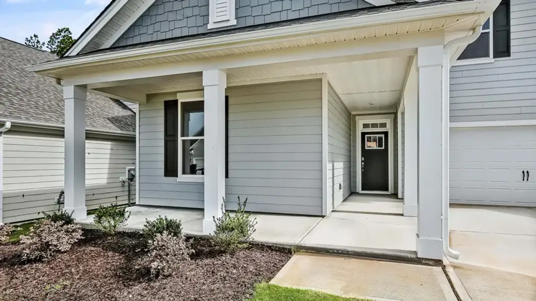Exterior details and patio area of a home in Horton Park, Apex (Image 3).