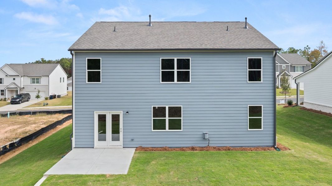 Representative exterior details of a home built from the Hayden by D.R. Horton in Liberty Crossing, Braselton (Image 3).