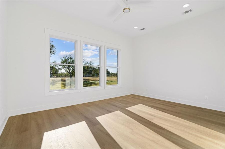Another secondary bedroom on the back side of the home.