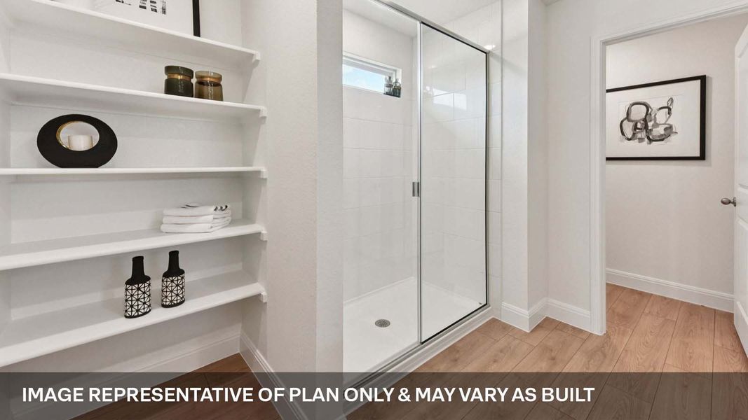 Representative furnished interior of a home built from the The Fairfield by D.R. Horton in Riverview, Georgetown (Image 29).