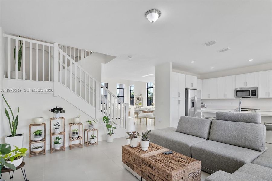 Furnished interior view inside a new home in , Miami (Image 36).