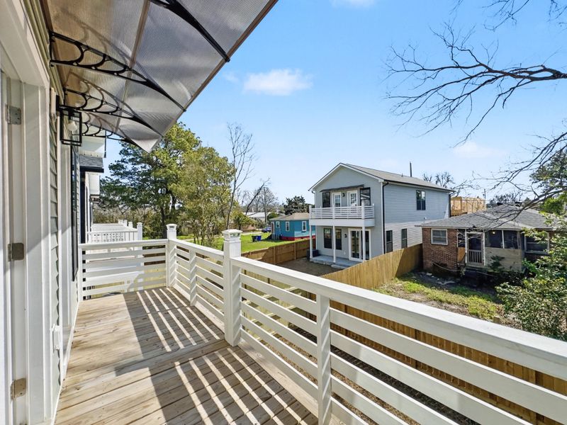 Exterior details and patio area of a home in , North Charleston (Image 17).