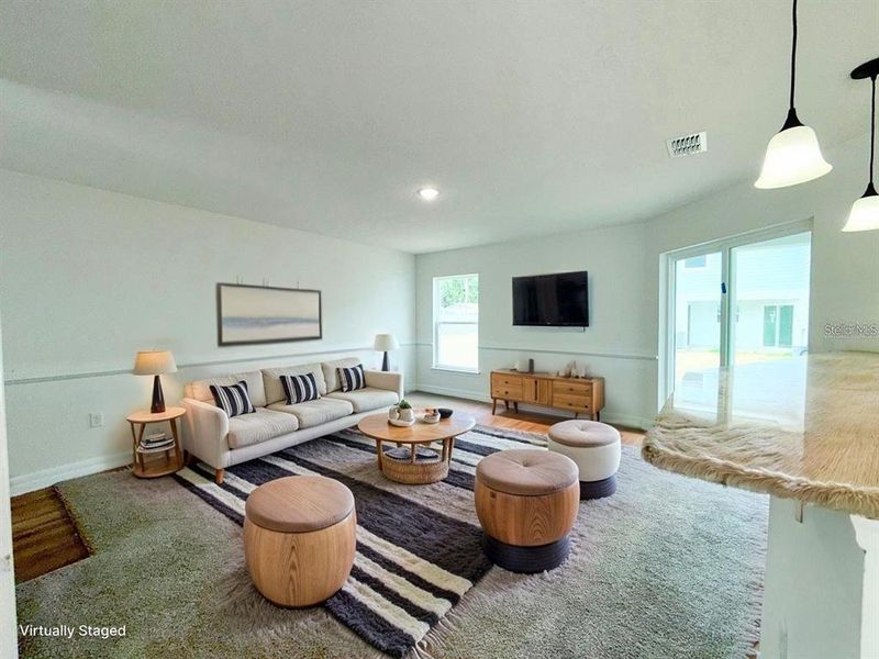 Furnished interior view inside a new home in , Lakeland (Image 7). Furnished interior view inside a new home in , Lakeland (Image 7).