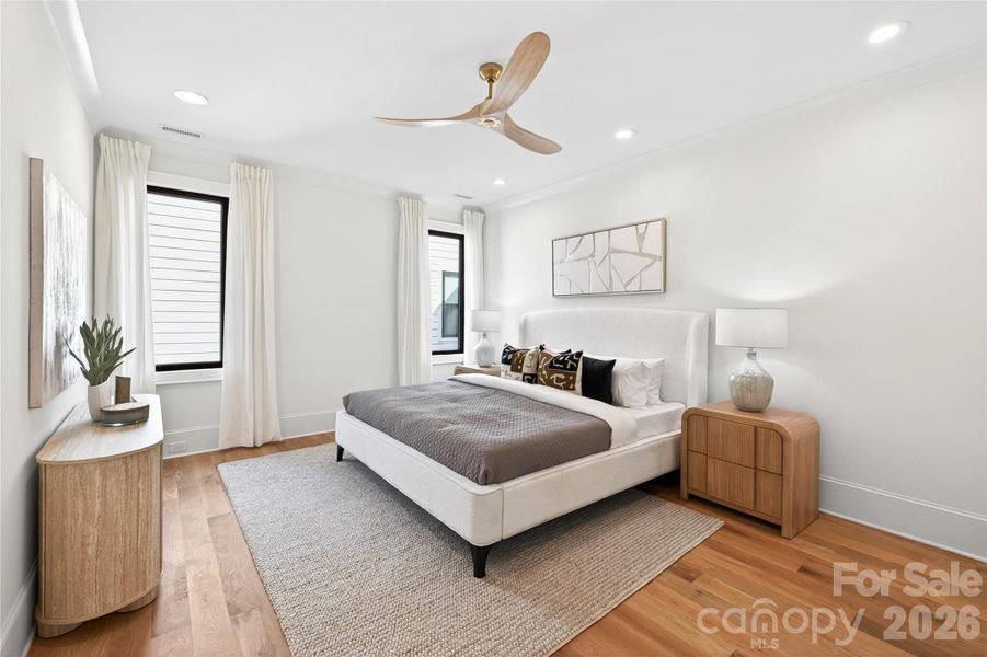 Furnished interior view inside a new home in , Charlotte (Image 17).
