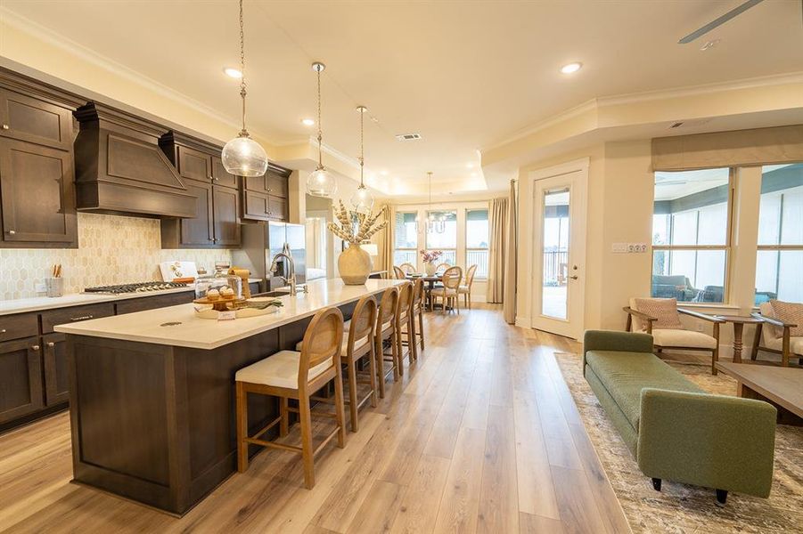 Furnished interior view inside a new home in , Little Elm (Image 6).