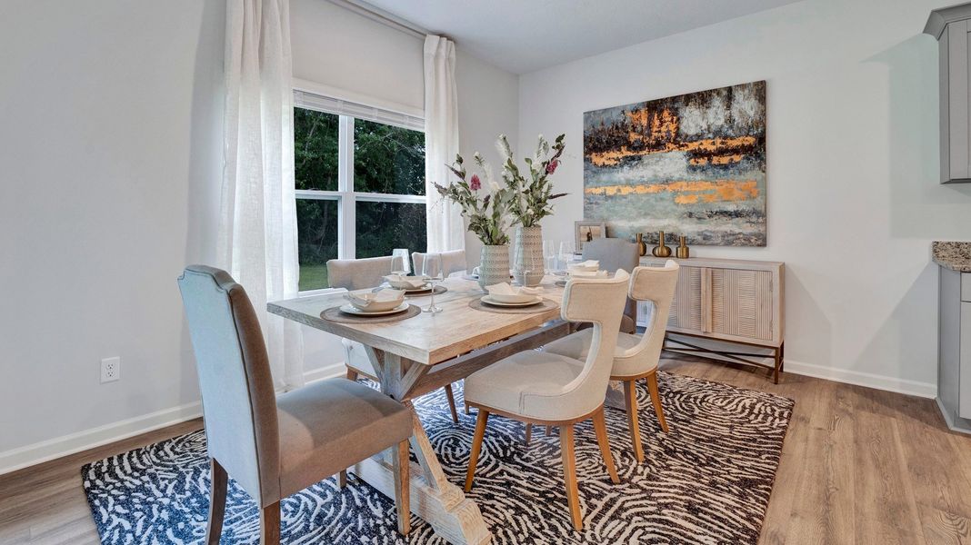 Representative furnished interior of a home built from the Cairn by D.R. Horton in Shiloh Springs, Jackson (Image 10).