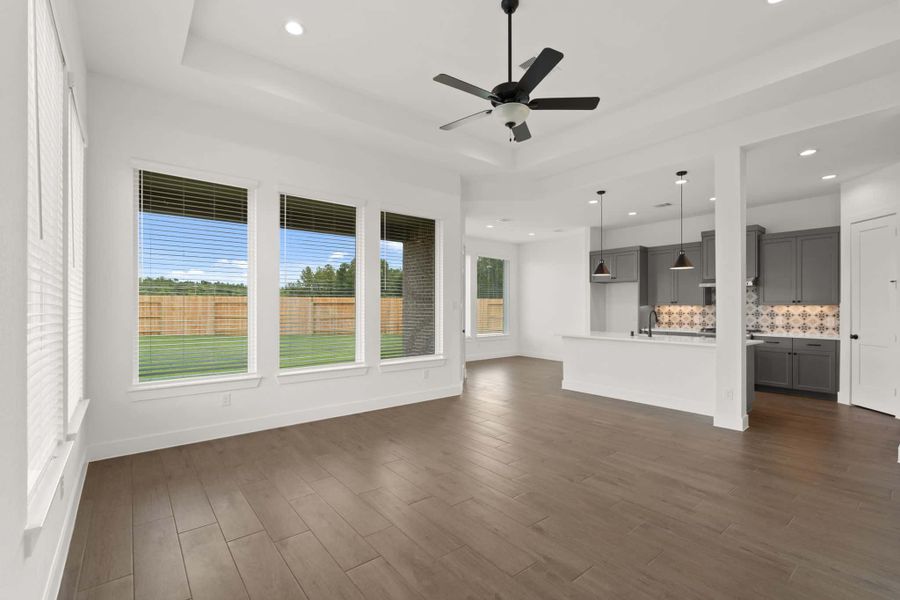 Spacious, unfurnished interior of a new home in The Trails, New Caney (Image 12).