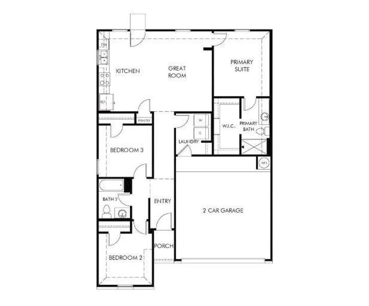 View of home floor plan
