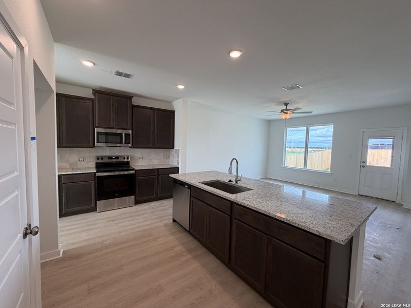 Furnished interior view inside a new home in Arroyo Ranch, Seguin (Image 10).