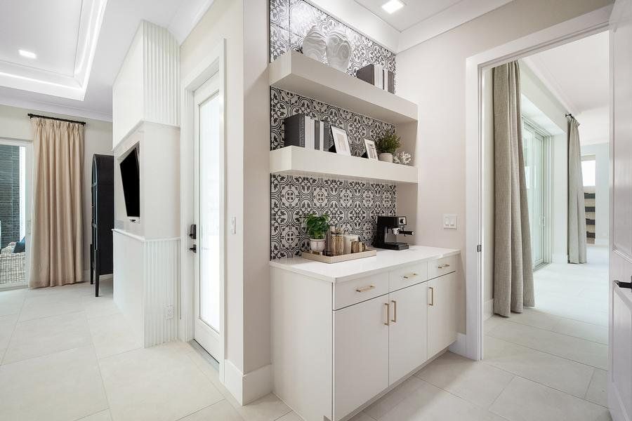 Representative furnished interior of a home built from the Riviera by GHO Homes in The Reserve at Grand Harbor, Vero Beach (Image 51).