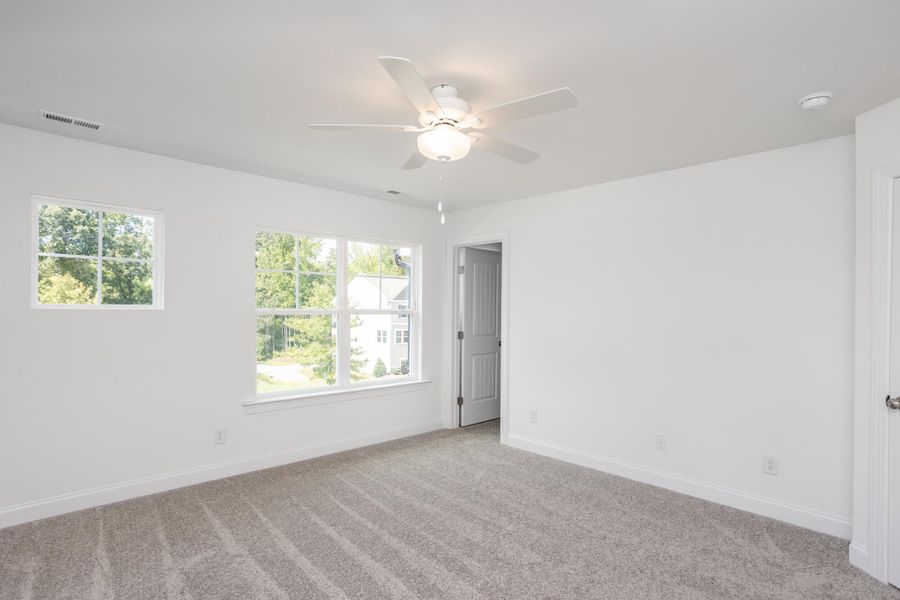 Spacious, unfurnished interior of a new home in Enclave at Traditions Townhomes, Wake Forest (Image 13).
