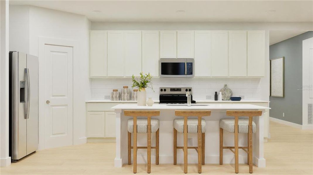 Furnished interior view inside a new home in , Kissimmee (Image 11). Furnished interior view inside a new home in , Kissimmee (Image 11).