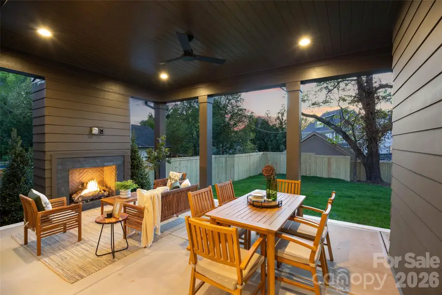 Exterior details and patio area of a home in , Charlotte (Image 4).