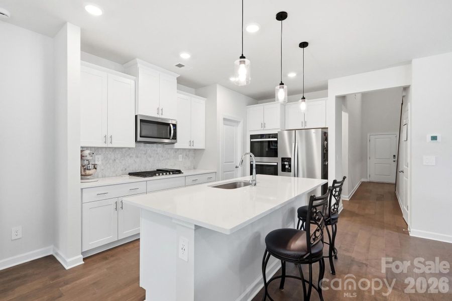 Furnished interior view inside a new home in , Charlotte (Image 12).