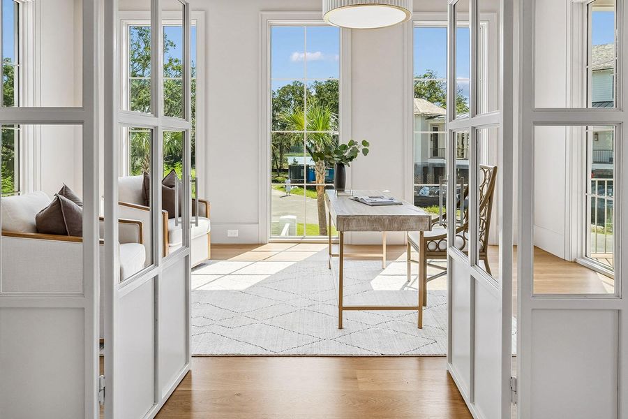 Furnished interior view inside a new home in , Johns Island (Image 39).