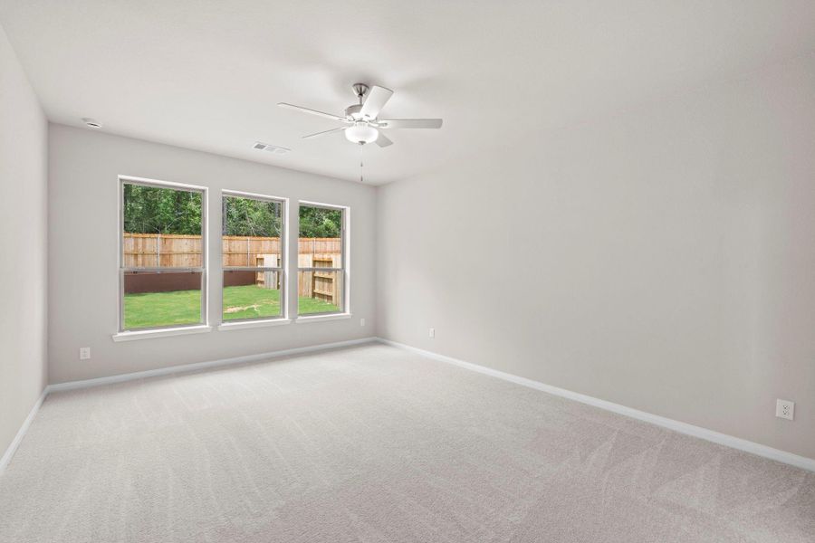 Spacious, unfurnished interior of a new home in Wildtree, Magnolia (Image 34). Spacious, unfurnished interior of a new home in Wildtree, Magnolia (Image 34).
