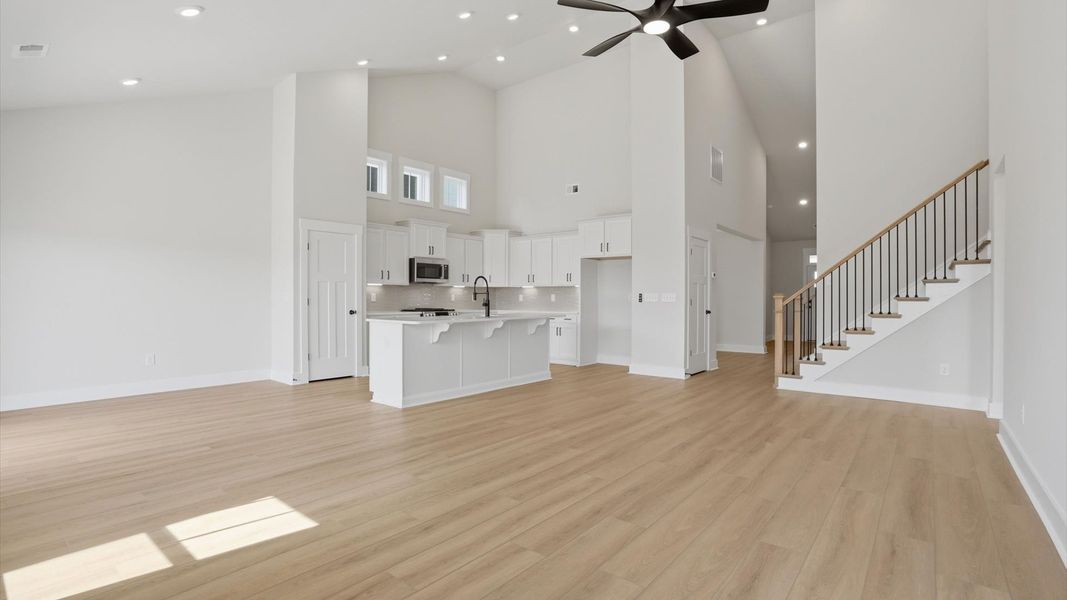 Furnished interior view inside a new home in Mulberry Estates, Simpsonville (Image 12).