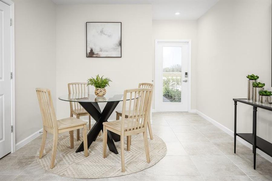 Furnished interior view inside a new home in Savannah Lakes, Fort Pierce (Image 9).