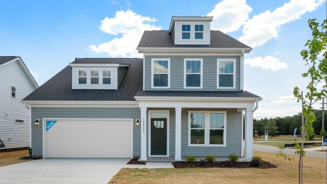 Representative exterior photo of a completed home built from the Augusta by DRB Homes in Harrier Point, Woodruff, SC (Image 19). Representative exterior photo of a completed home built from the Augusta by DRB Homes in Harrier Point, Woodruff, SC (Image 19).